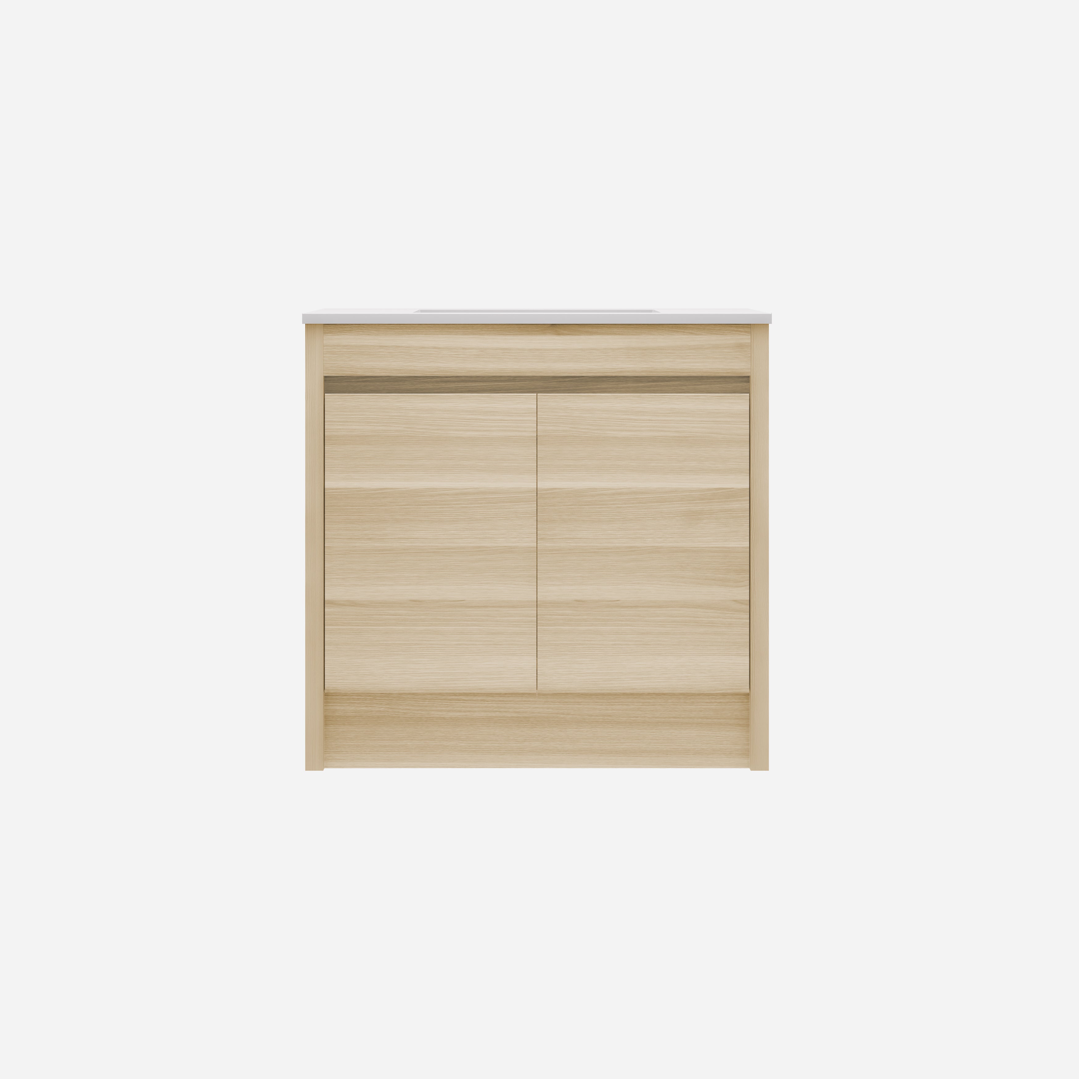 Pako Free Standing Vanity PVC Woodgrain Natural Oak Flat-pack LK-PK94L-OAK