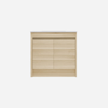 Pako Free Standing Vanity PVC Woodgrain Natural Oak Flat-pack LK-PK94L-OAK