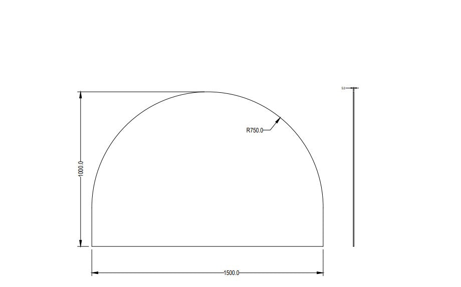 Archo Pencil Edge Mirror LK-PMAR8012/LK-PMAR1510