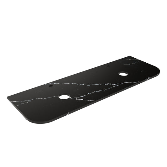 Calacatta Night (WG485) Zero Silica Engineer Stone Top – Curve LK-QCN