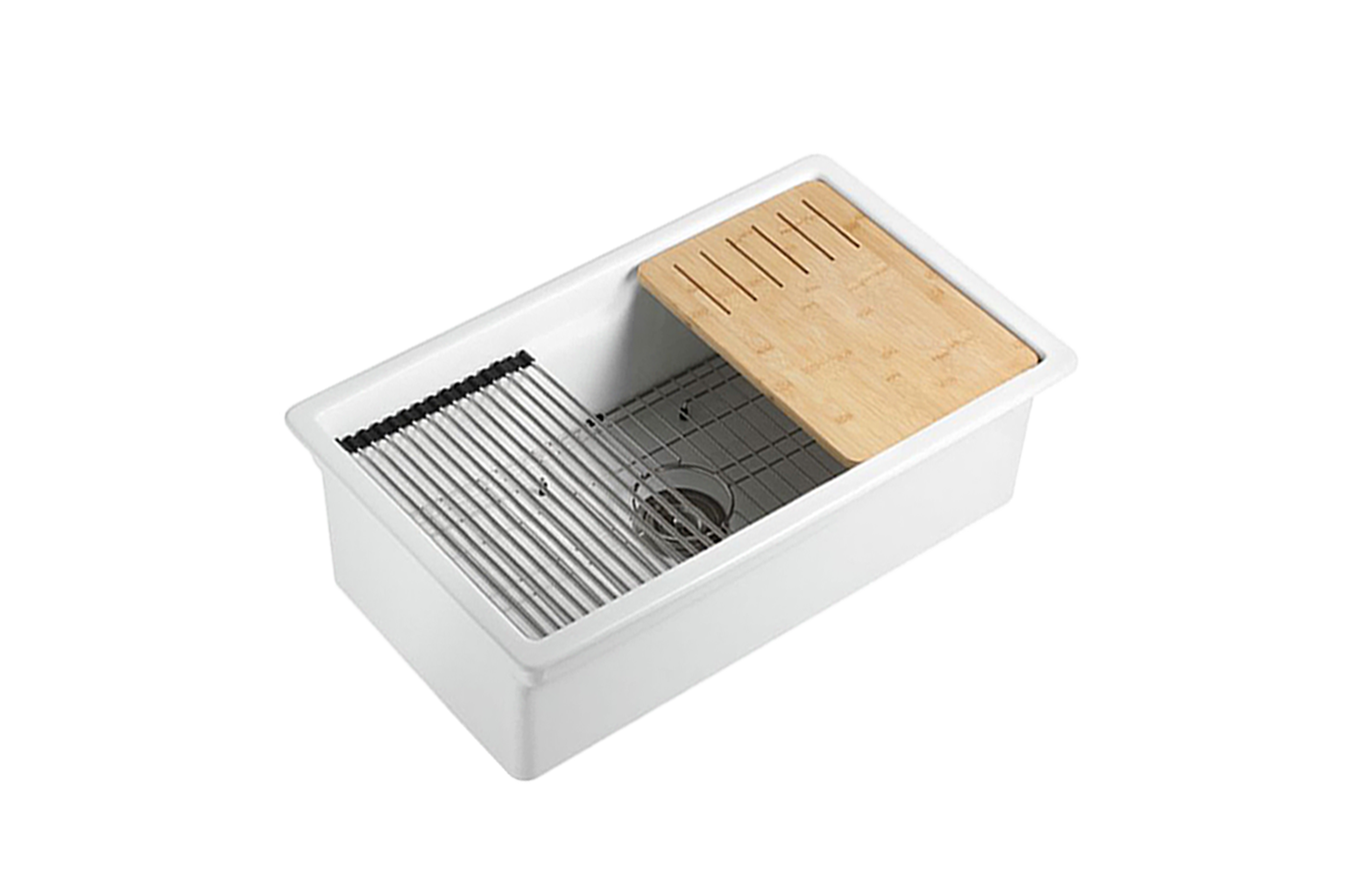 Vorona Fireclay Inset/Undermount Sink 813mm LK-S-VFC813