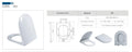 UF Slim Seat for Devito Toilet Suite LK-SC102