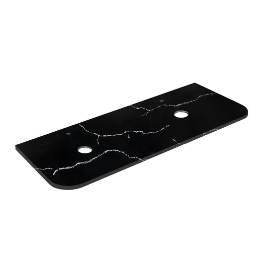 Calacatta Night Solid Surface Stone Top – Curve LK-SCN-CV