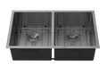 Kliff Hand Made PVD Stainless Steel Double Bowl Sink LK-SDK-775