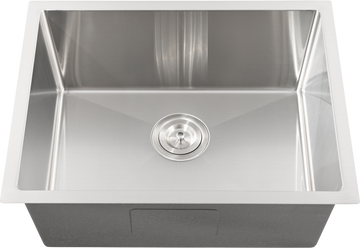 Kliff Hand Made PVD Stainless Steel Sinks 540mm LK-SSK-54 — Chrome & Stainless