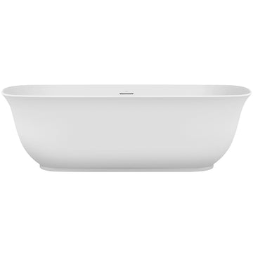 Lola 1700 Freestanding Bath with Integrated Overflow — White Baths, Acrylic Baths, Oval Baths
