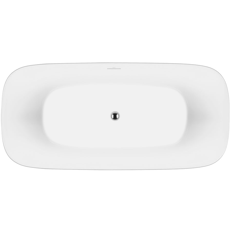 Lola 1700 Freestanding Bath with Integrated Overflow