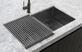 LAVELLO STAINLESS STEEL ROLLING MAT PROTECTOR GUNMETAL BLACK