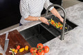 LAVELLO KITCHEN SINK COLANDER GUNMETAL BLACK