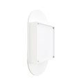 LP5010W Pill White Mirror Cabinet