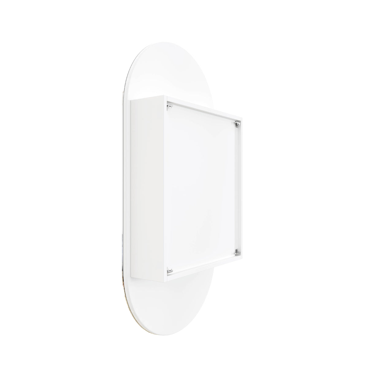 LP5010W Pill White Mirror Cabinet