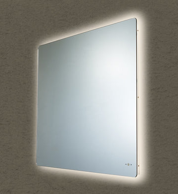 Recta LED Back Lit Pencil Edge Mirror — LED & Demister Mirrors, Rectangle