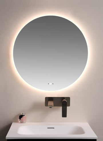 Orbis LED Back Lit Mirror Pencil Edge LK-LPM — LED & Demister Mirrors, Round
