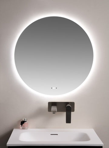 Orbis LED Back Lit Mirror Pencil Edge LK-LPM — LED & Demister Mirrors, Round