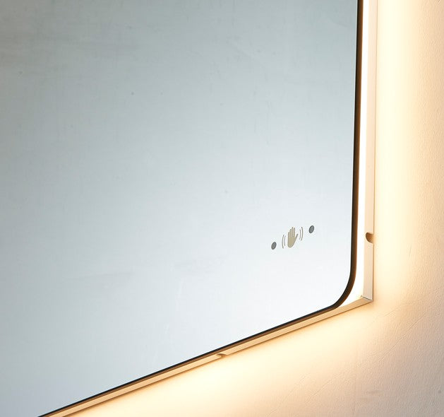 Recta LED Back Lit Pencil Edge Mirror — LED & Demister Mirrors, Rectangle