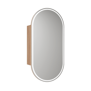 Beau Monde LED Shaving Cabinet Matte White