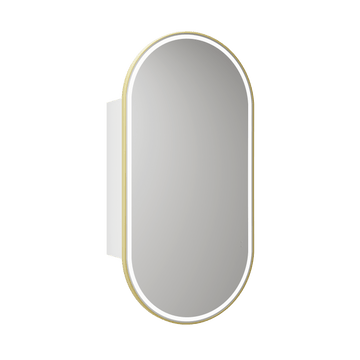Beau Monde LED Shaving Cabinet Matte White