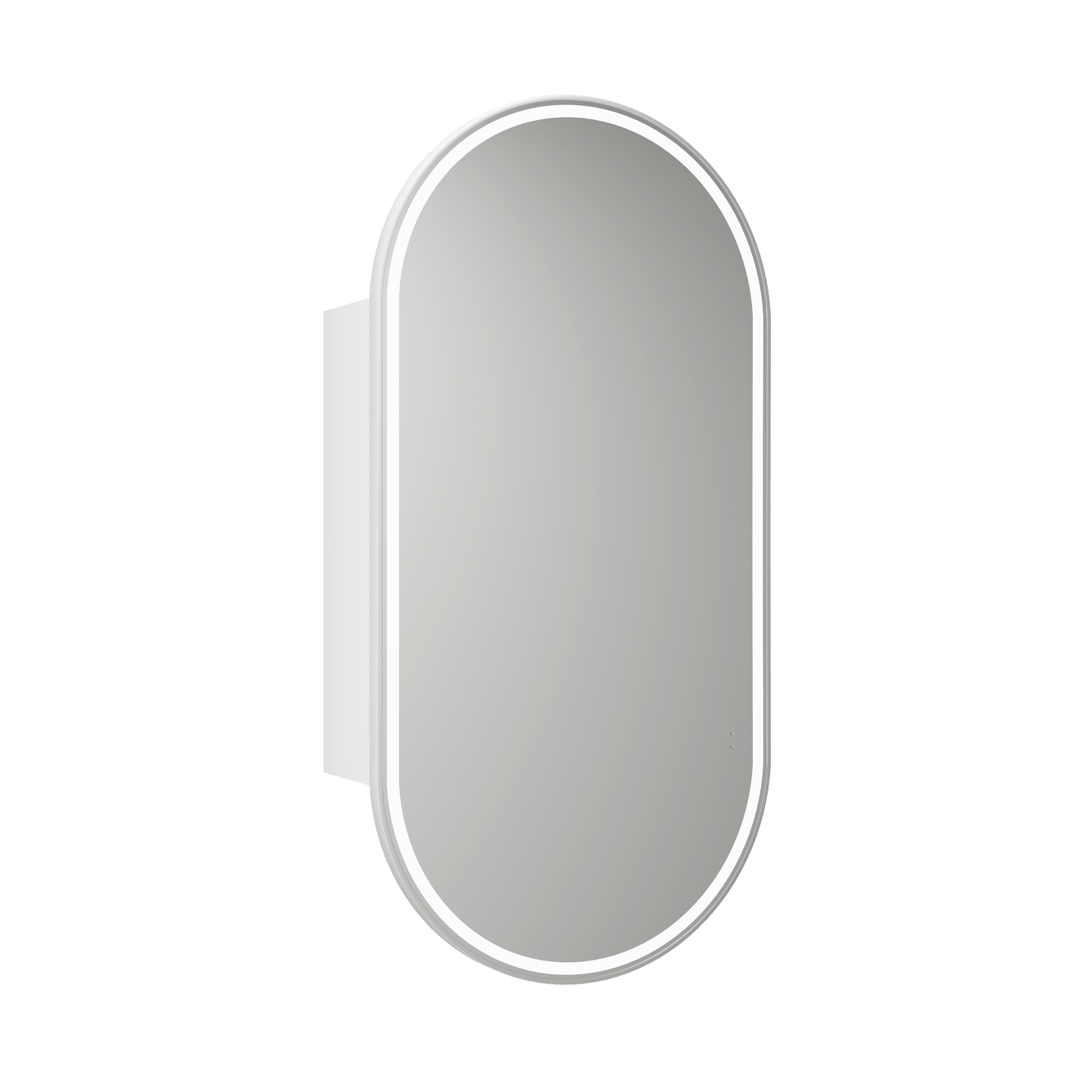 Beau Monde LED Shaving Cabinet Matte White