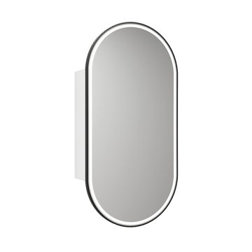 Beau Monde LED Shaving Cabinet Matte White