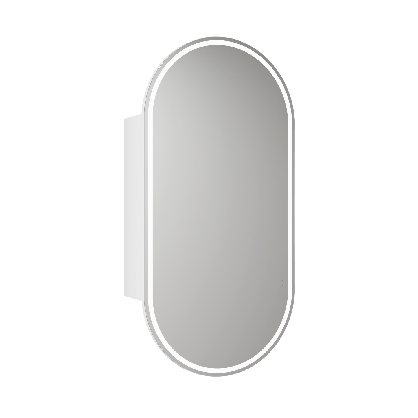 Beau Monde LED Shaving Cabinet Matte White