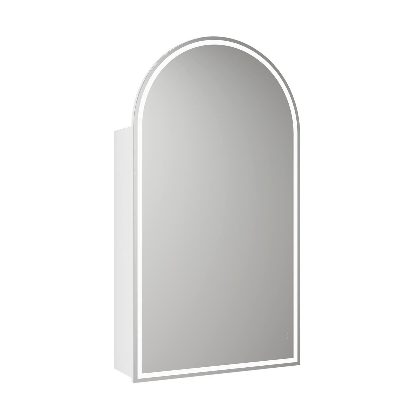 Canterbury LED Shaving Cabinet Matte White