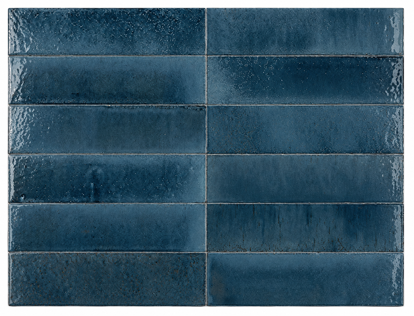 Lago China Blue Gloss Subway Tile
