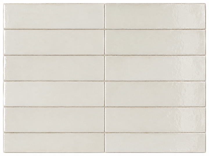 Repubblica Lago Bone Gloss Subway Tile — Off-White, Ceramic, Rectangle