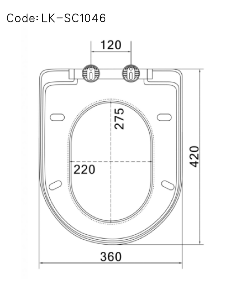 Uf Slim Seat For Rc099 Lk-sc1046