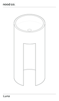 Luna Freestanding Basin (Wheat)