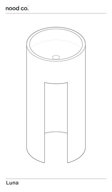 Luna Freestanding Basin (Lilly Pilly)