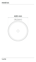 Luna Freestanding Basin (Slate)