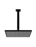 SQUARE CEILING SHOWER 300MM ROSE, 200MM DROPPER