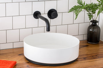 Round Wall Mixer Pinless Handle Trim Kit (in-Wall Body Not Included)