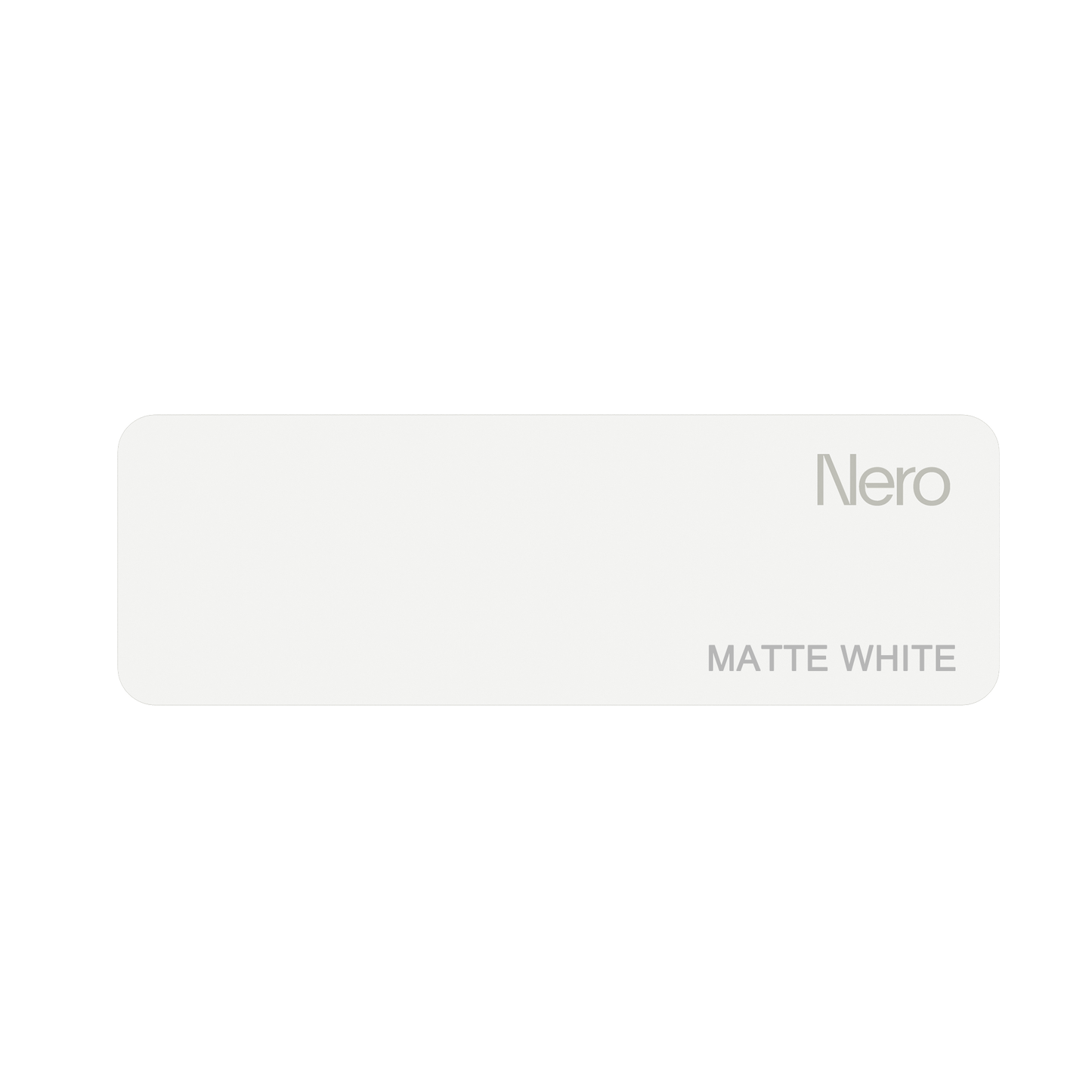 BRUSHED MATTE WHITE