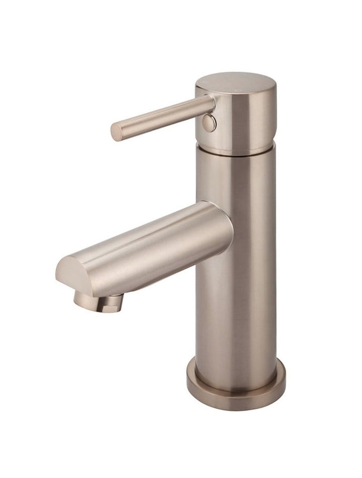 Meir Round Basin Mixer - Champagne — Gold & Brass