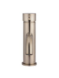 Meir Round Basin Mixer Curved - Champagne