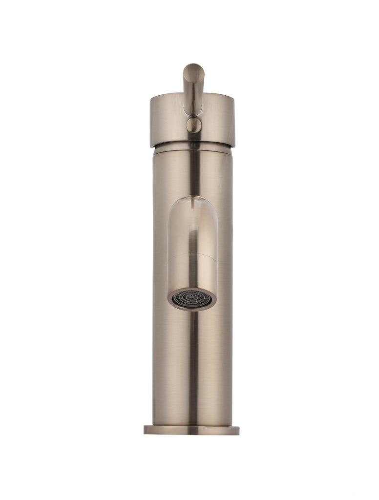 ROUND BASIN MIXER CURVED