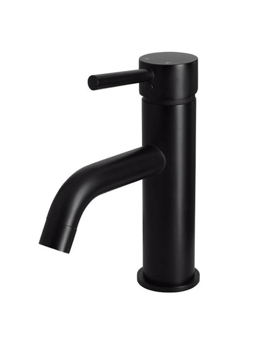 ROUND BASIN MIXER CURVED