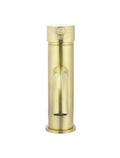 Meir Round Basin Mixer Curved - Tiger Bronze