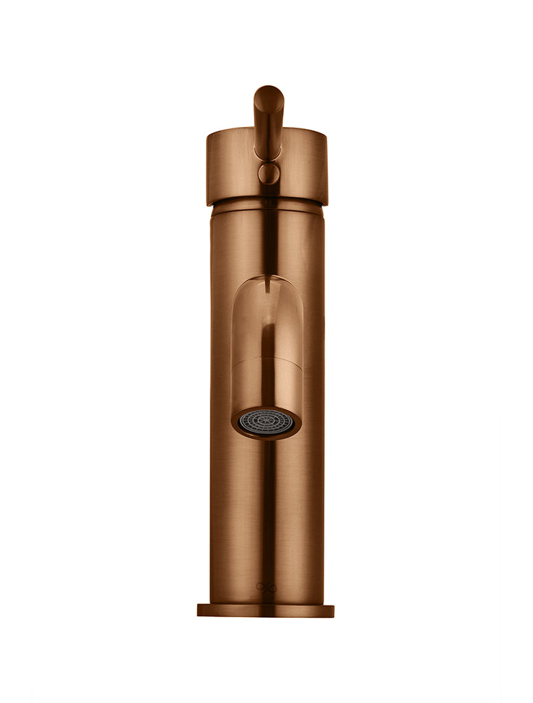 ROUND BASIN MIXER CURVED