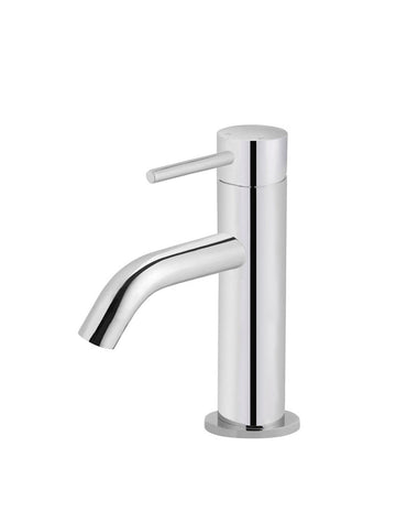 Meir Piccola Basin Mixer Tap - Polished Chrome — Chrome & Stainless