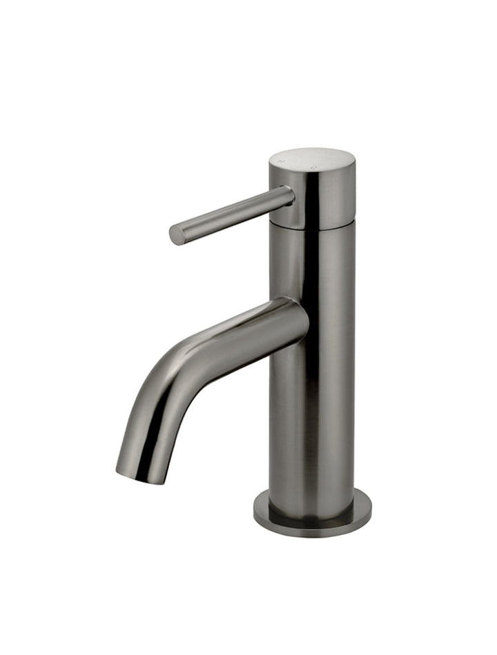 Meir Piccola Basin Mixer Tap - Shadow Gunmetal — Gunmetal & Graphite
