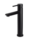 Meir Round Tall Basin Mixer - Matte Black