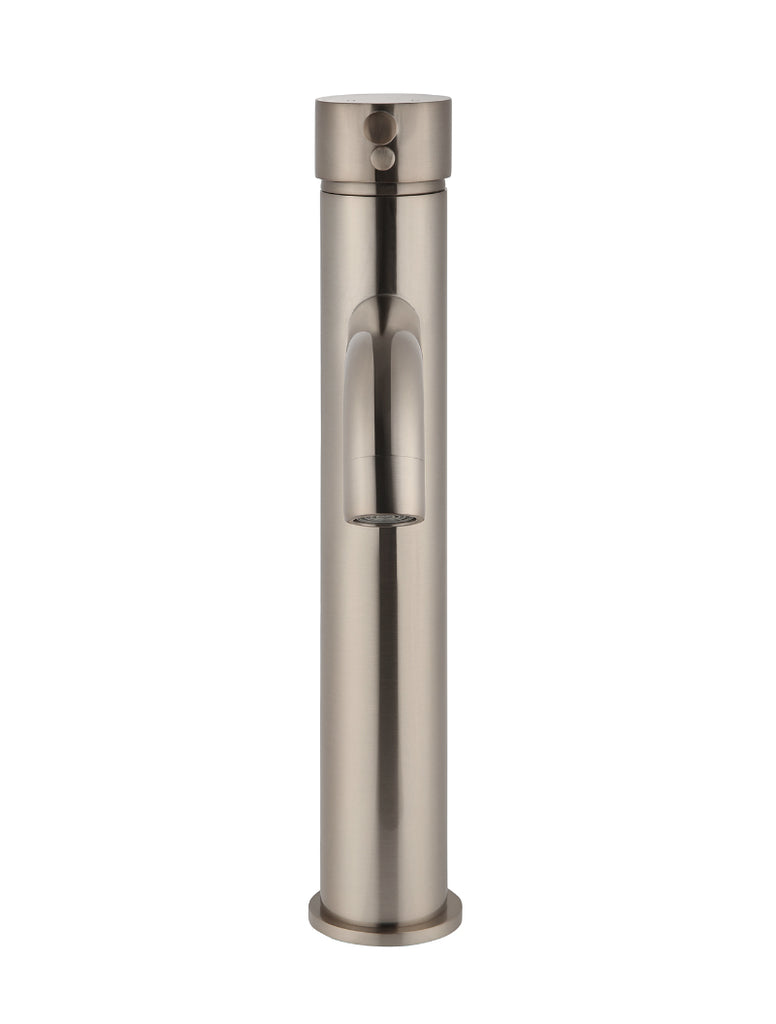 ROUND TALL BASIN MIXER CURVED