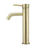 ROUND TALL BASIN MIXER CURVED TIGER BRONZE