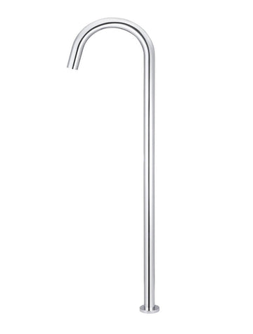 Meir Round Freestanding Bath Spout - Chrome