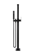 SQUARE FREESTANDING BATH SPOUT AND HAND SHOWER