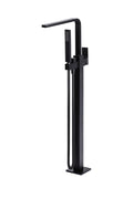 SQUARE FREESTANDING BATH SPOUT AND HAND SHOWER