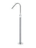 ROUND FREESTANDING BATH SPOUT AND HAND SHOWER