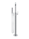 ROUND FREESTANDING BATH SPOUT AND HAND SHOWER